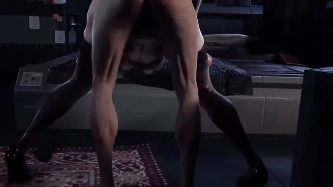 Horny cartoon bitch goes wild in POV fucking animation