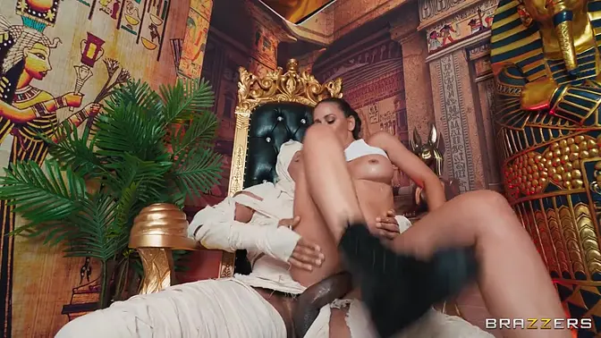 Cherie Deville sucks and rides cock