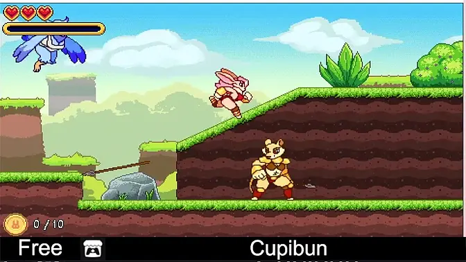 Furry platformer session with adult NSFW content