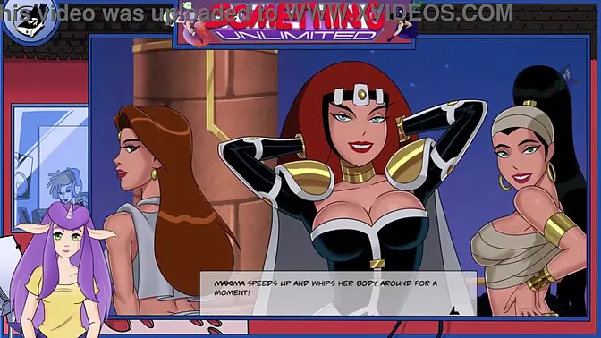 Harem of sexy anime dancers in a smokin' hot hentai episode