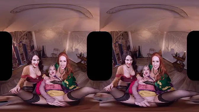 These Hot Witches Wanna Drain More Than Just Your Soul In Hocus Pocus XXX - Valentina Nappi