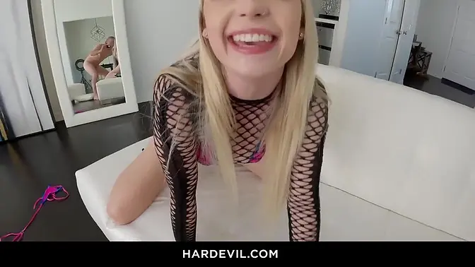 Lilly Bell rides shaft of experienced male porn star