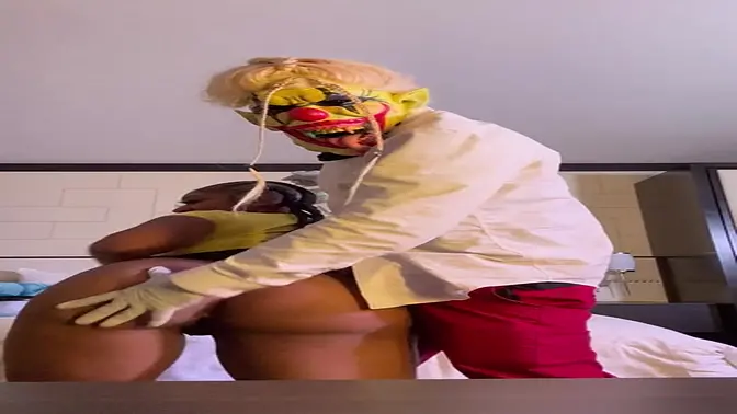 Creepy clown fucks Lola B