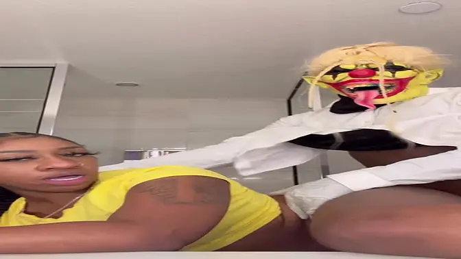 Creepy clown fucks Lola B