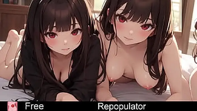 Anime babe pops her cherry in adult game platformer