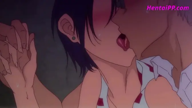 Horny Brunette Slut Have Sex With College - hentai -