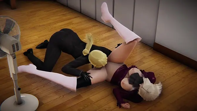 Blonde Arturia Pendragon gets POV doggystyle and blowjob in 3D hentai