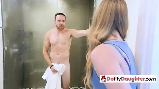 Stunning girl strokes and wanks stiff erection