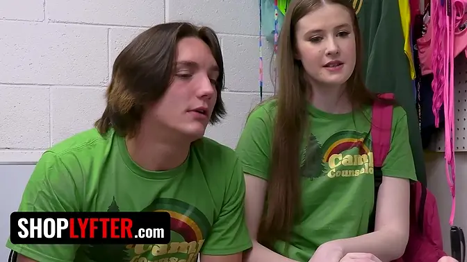 Camp Counselor's Big Trouble: Sucks cock to save her job