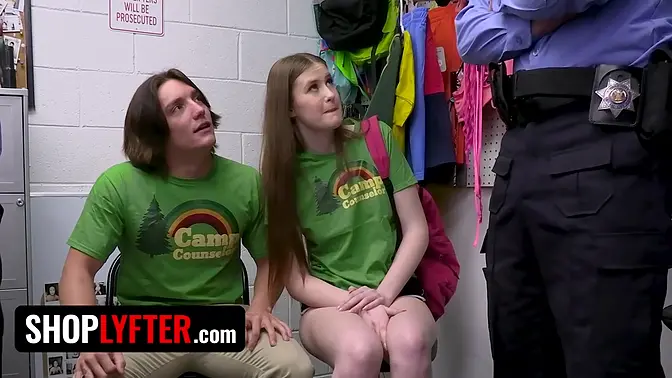 Camp Counselor Gets Caught Shoplifting And Has To Fuck Her Way Out Of Trouble - Mike Mancini