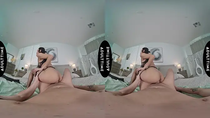 UP CLOSE VR - POV Hot Babe Jade Kimiko Struggles Taking Your MASSIVE Cock! SHAKING ORGASM CUMSHOT - Petite Deepthroat