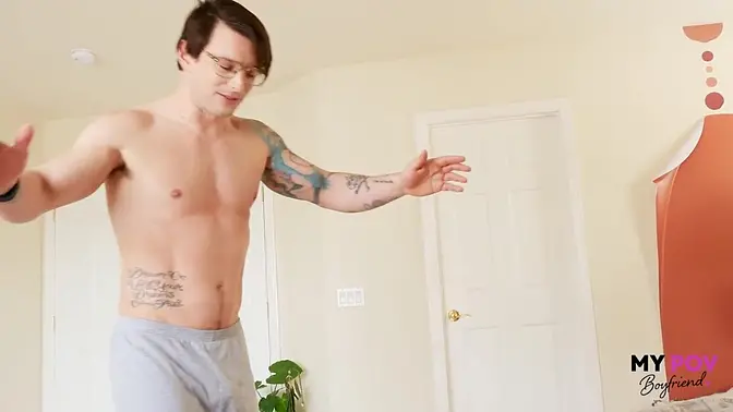 Morning romp with Celtic Iron - POV of stud's bareback banging