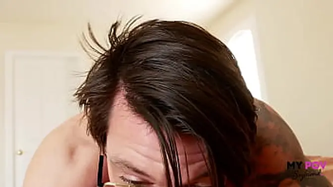 Morning romp with Celtic Iron - POV of stud's bareback banging