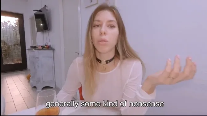 Naughty blonde MILF deepthroats and rides big cock