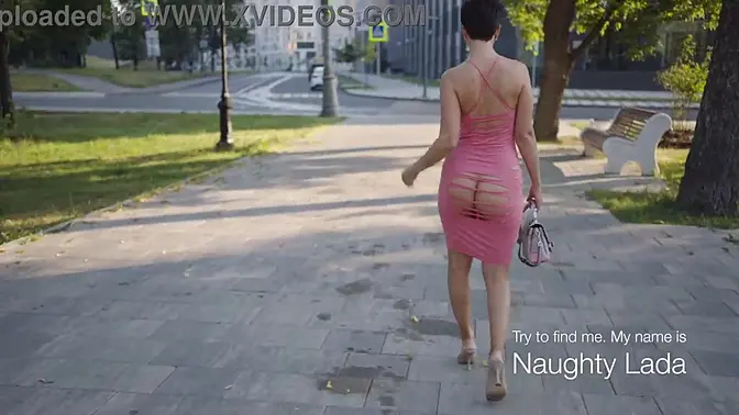 Naughty MILF Lada exposes herself on purpose