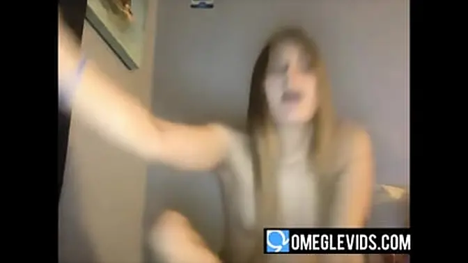 Cheating GF gets cum on Omegle