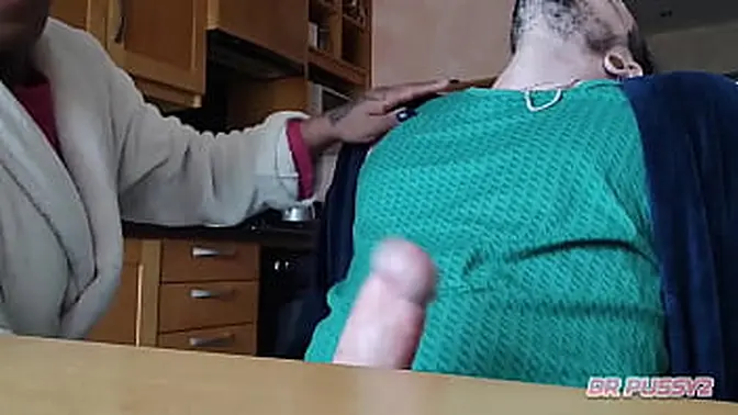 Ebony divas get white cock rough with sensual handjobs