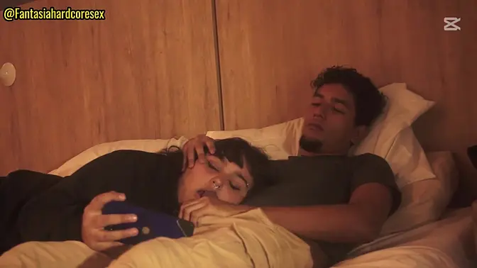 Chubby Argentine stepsister deepthroats my cock in POV