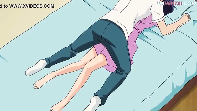 Family scandal: Step sis, brother, and girlfriend in a wild threesome