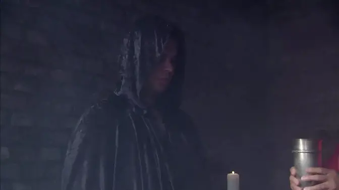 Slutty girl in a threesome with great tits gets eaten out and fucked