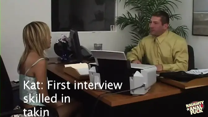 Petite Latina takes it in the ass during fake job interview