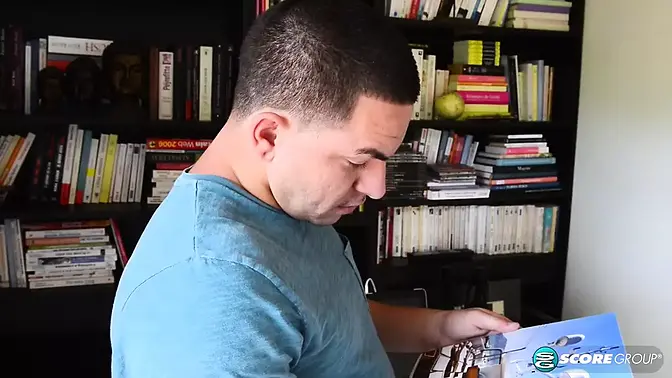 Educated brunette BBW gives a blowjob and tit fucking