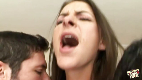 Curvy cutie gets her butt🍑 and pussy🌮️ thoroughly ravaged by 2 massive dong