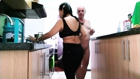 ADAMANDEVE GETS BONERS IN KITCHEN WANKS WITH LUPO'S DIRTY FREAK MODE