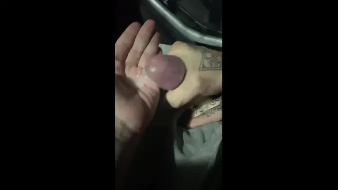My artist dude orgasm for me in a parking lot