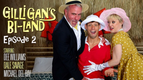 Two lustful studs, Michaels & Dale, ravage three seductive babes in bi-curious BDSM sexcapades