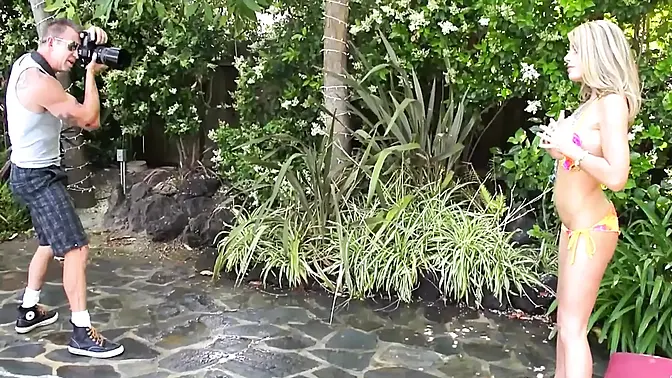 Blonde milf mounts the large hard prick