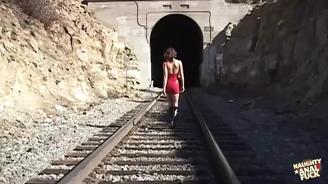 Four massive rods plow Amber Rains holes relentlessly