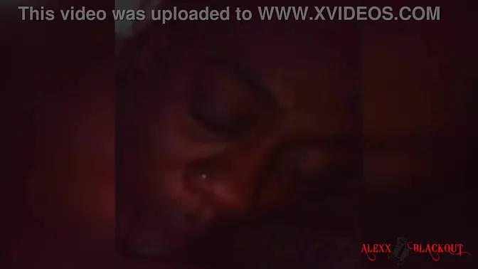 Amateur babe sucks on black anaconda and gets creampied