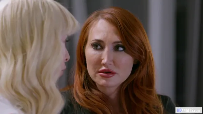 Young lesbian delights mature stepmoms