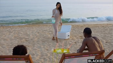 BLACKED Tramp gets ravaged in rough interracial gangbang BLACKED Tramp gets ravaged in rough interracial gangbang