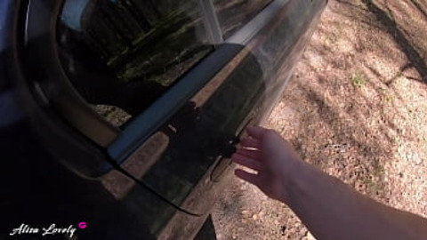 Perfect Ass🍑 Beauty Enjoys Outdoor Pleasures: Sucking & Riding Hard