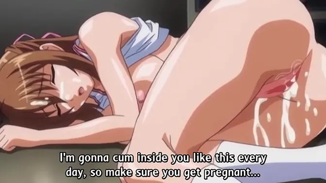Young teacher's wild hardcore anime sex escapades