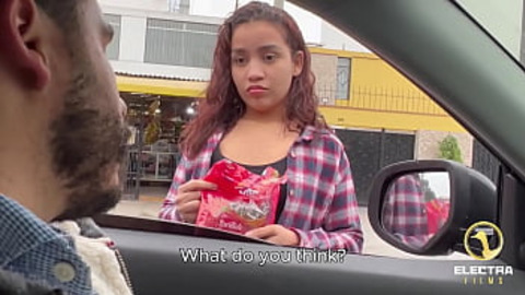 Slutty Venezuelan nympho trades sweets for servicing a mansion buck ass🍑 naked