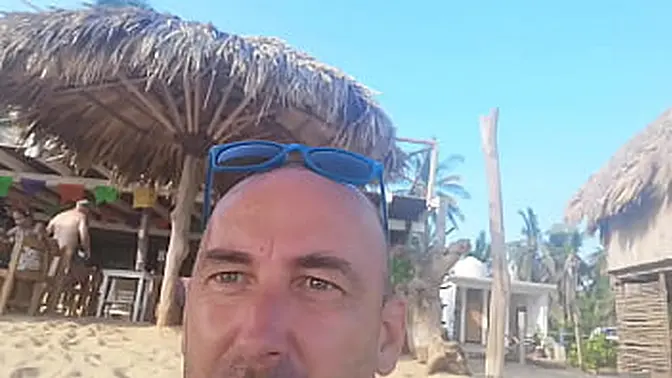 Wife strips in public, shows off short hair and natural tits