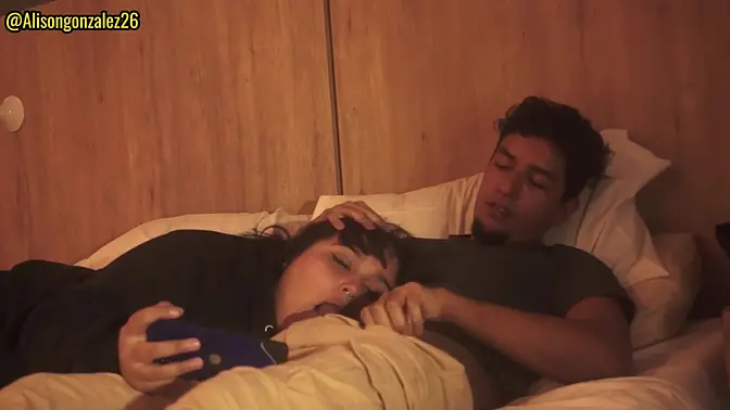 Chubby Argentine Stepsis gives deepthroat face fuck