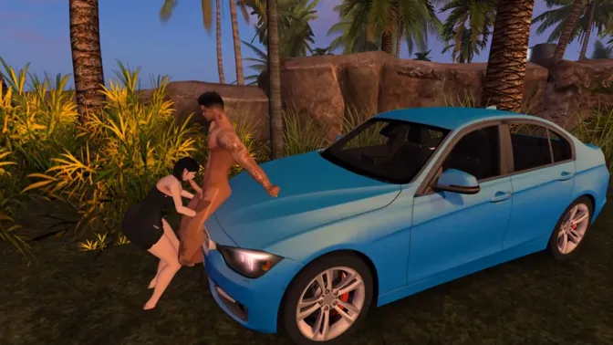 Seal man gets deepthroat and interracial blowjob