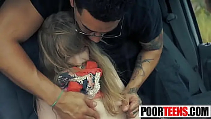 Petite teen Dolly Leigh gets picked up and fucked in a van