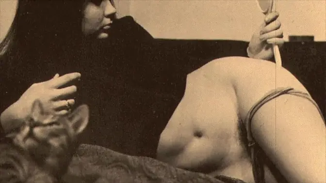 Vintage outdoor doggystyle with hairy naturals