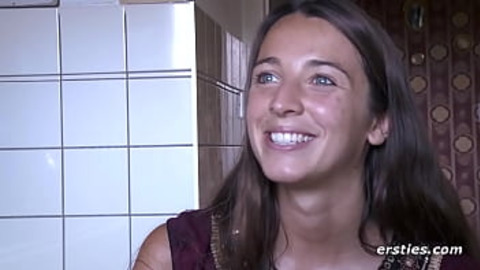 Newbies: Blonde Hobbyist Plays with Wet Vulva