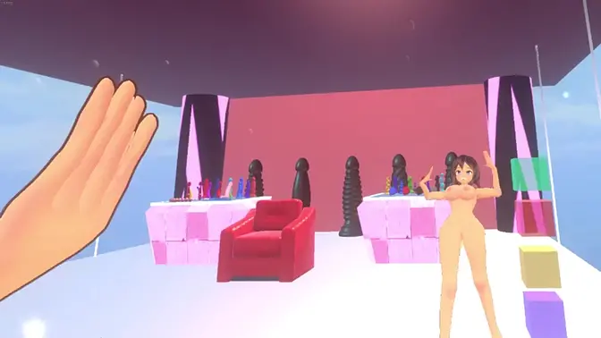 VR Masturbate|Playing in a women's body and having fun with different toys