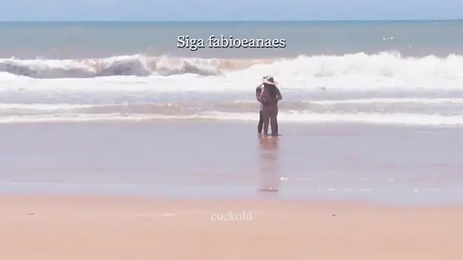 Hot Latina wife in bikini teases with massive cock