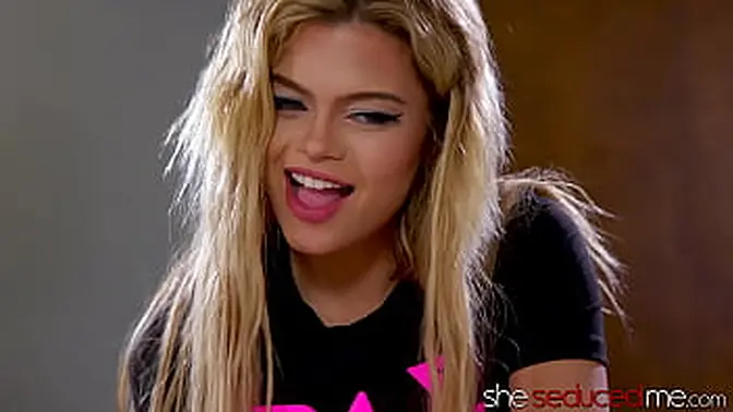 Sorority girl seduced and gets her pussy licked and fingered by her lesbian friend