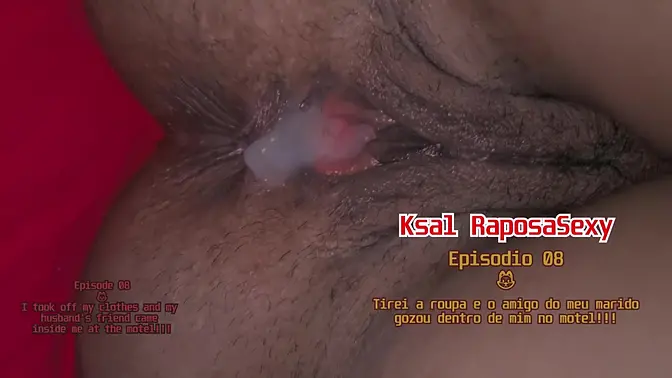 Cuckolded Husband watches hotwife get creampie in motel