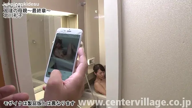 Cheating MILF AV Idol receives a creampie while doggy style fucking