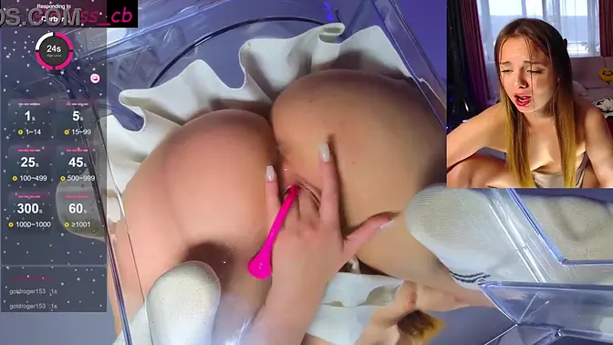 Hot Russian Student Squirts on Guy's Face